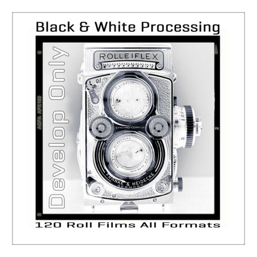 Black & White Hand Processing Medium Format 120 620 & 220 Roll Films