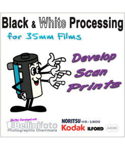 Black & White Processing for 35mm Film Develop Scan & Prints