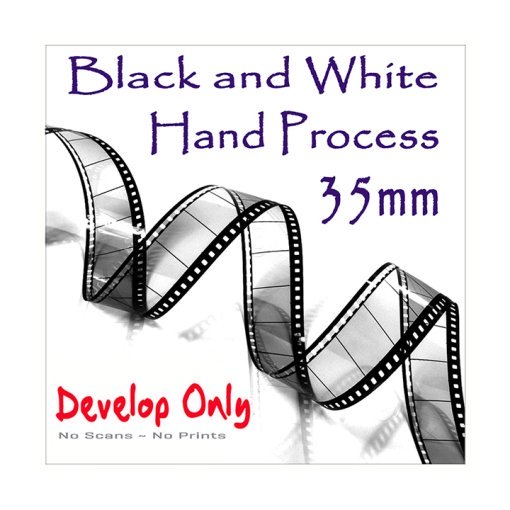 35mm Black & White Films Develop Only, Hand Process