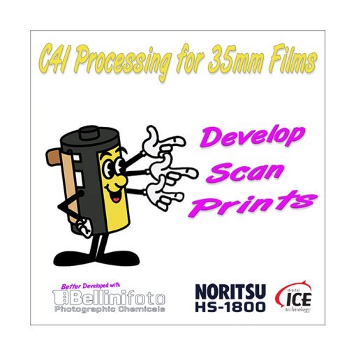 C41 Process for 35mm Films Develop Scan & Prints Package Deals