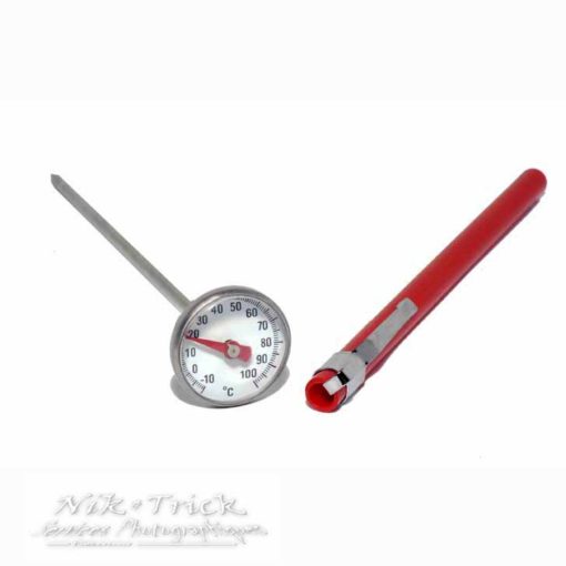 Kood Small Dial Darkroom Thermometer in Pen Holder ~ Handy Little Tool!