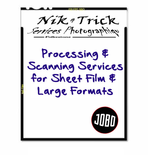 B&W Processing Service for 7"x5" Sheet Films ~ Developing & Scanning - Image 5