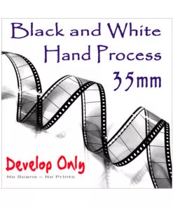 35mm Black & White Films Develop Only, Hand Process