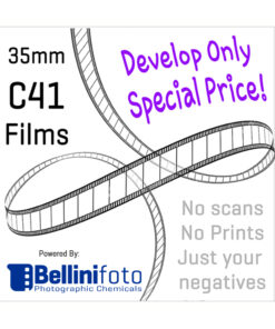 C41 Develop Only for 35mm Films at a Very Special Price!