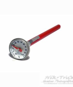Alternative view of Kood Small Dial Darkroom Thermometer in Pen Holder ~ Handy Little Tool!