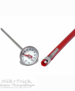 Kood Small Dial Darkroom Thermometer in Pen Holder ~ Handy Little Tool!