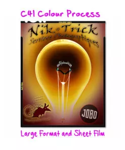 C41 Process for 10x8 7x5 5"x4" Sheet Films