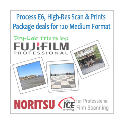 Process E6 Process for Medium Format films Develop High-Res Scan & Print Packages