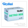 Rollei Retro 80S Black & White Film 35mm 36exp