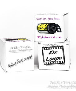 Alternative view of 10x Magnification Photographic Loupe ~ Rectangular c/w Neck Cord