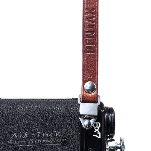 Pentax 6x7, 67 & 645 etc Top Quality Full Length Leather Strap