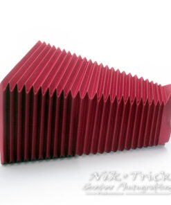 Alternative view of Custom Made Camera Bellows for Large Format ~ Red or Black