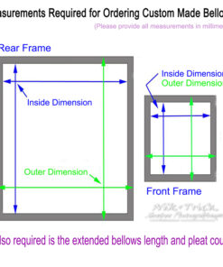Alternative view of Custom Made Bellows MF for Medium Format Cameras ~ Red or Black