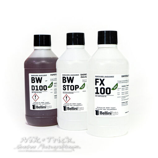 BelliniFoto Paper Developing Pack ~ Finest Quality Developer, Stop and Fix