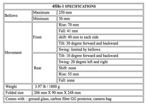 Chamonix 4x5H Series 5x4 Field Cameras ~ Lightweight, Fast Setup, Tough Construction - Image 12