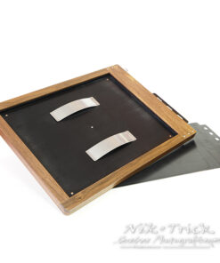 Alternative view of Wet Plate & Sheet Holder in Walnut by Shen Hao ~ Beautiful!
