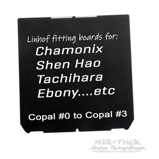 Chamonix Sinar & Linhof Fit Smaller Boards