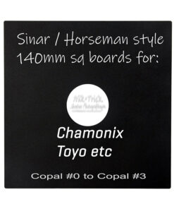 Chamonix Sinar & Gibellini Lens Boards