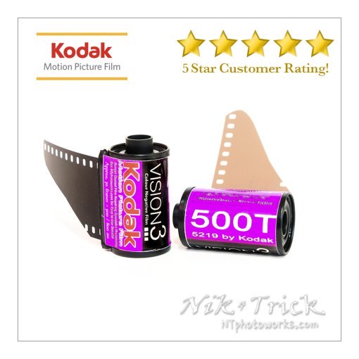 Kodak Vision3 500T 5219 Motion Picture Film
