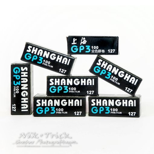 Shanghai GP3 100asa 127 B&W Roll Film ~ Introduced by Nik & Trick in 2021 uses the wonderful Orwo UN54 Emulsion, it is the best in it's class