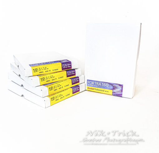 Kodak Portra 160 Professional Large Format ~ 7x5, 5x7 10 Sheet Box