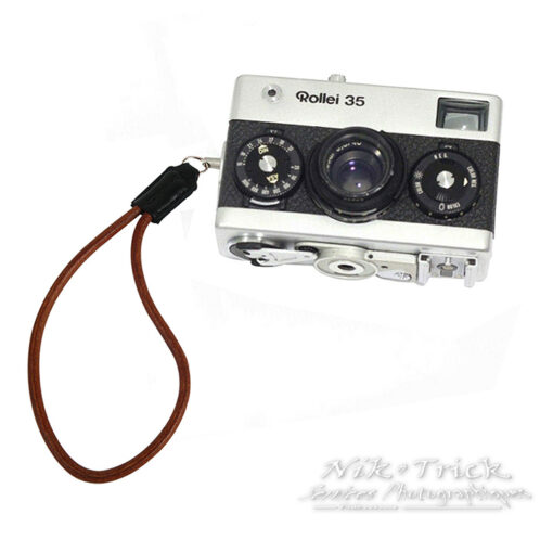 Rollei 35 & Rolleiflex 4x4 ~ Leather Wrist or Neck Strap c/w Correct Lug - Image 2