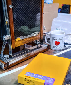 Kodak Portra 160 Professional Large Format is a medium speed film that is simply stunning on this scale of negative