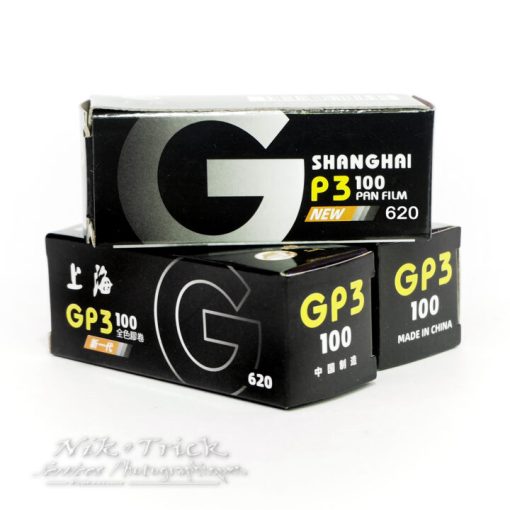 Shanghai GP3 100asa Black & White Film 620 Roll