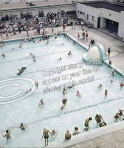Folkestone Outdoor Swimming Pool, May 1964  ~ Fine Art Photographic Print