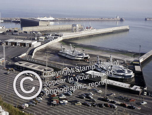 View Over Dover Harbour c.1964 ~ Fine Art Photographic Print