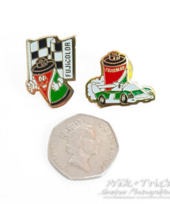 Vintage FujiColor Pin Badges New Old Stock