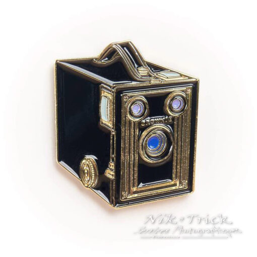 Box Brownie, Kodak Box Camera Enamel Pin Badge