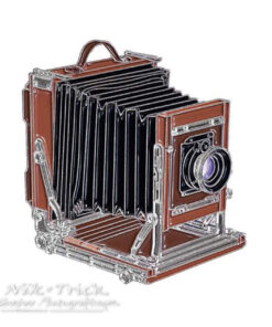 Large Format 8x10 Deardorff Gandolfi etc Enamel Pin Badge