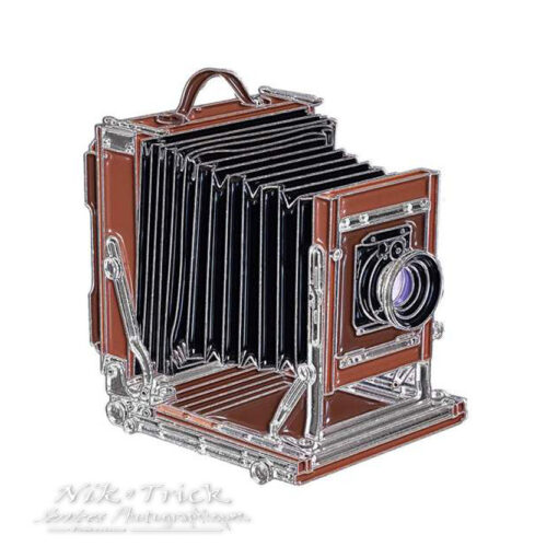 Large Format 8x10 Deardorff Gandolfi etc Enamel Pin Badge