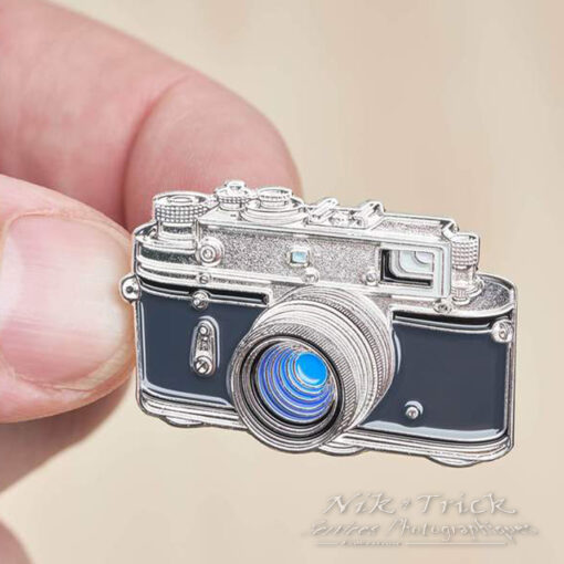 Zorki 35mm Rangefinder Enamel Pin Badge