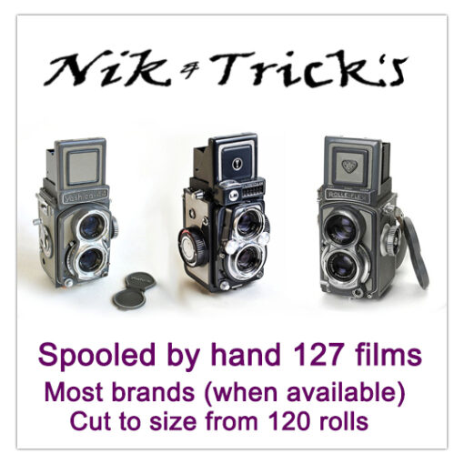 127 Films Cut & Hand Spooled from 120 Rolls by Nik & Trick