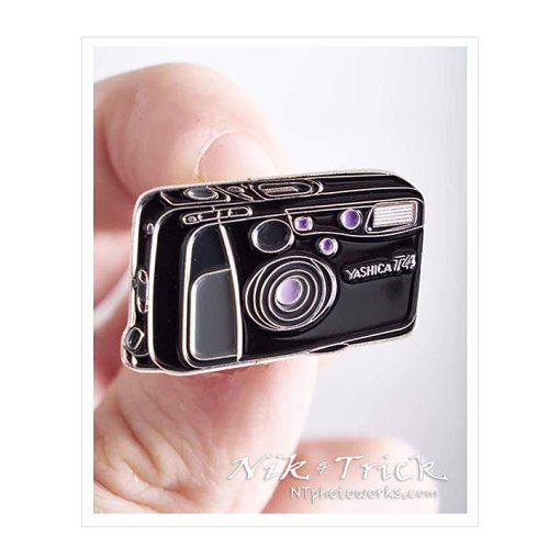 Yashica T4 T5 35mm CompactCamera Enamel Pin Badge ~ Top Quality & New to the UK - Image 2