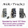 127 Films Cut & Hand Spooled from 120 Rolls by Nik & Trick
