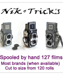 127 Films Cut & Hand Spooled from 120 Rolls by Nik & Trick