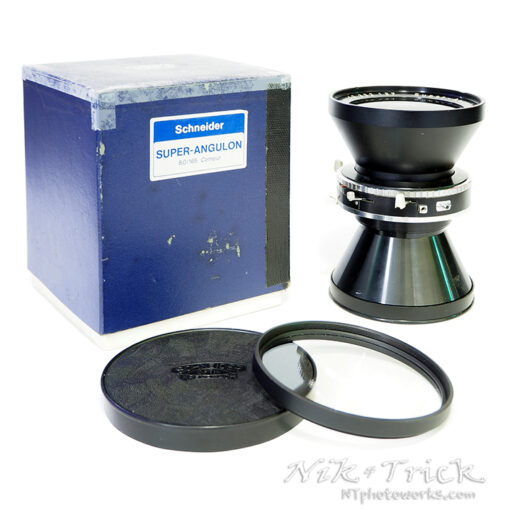 Schneider Super-Angulon 165mm f8 in Compur 3 Shutter for 8x10