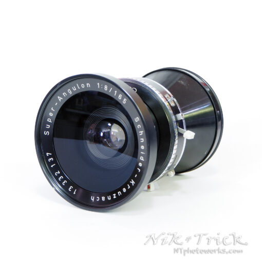 Schneider Super-Angulon 165mm f8 in Compur 3 Shutter for 8x10