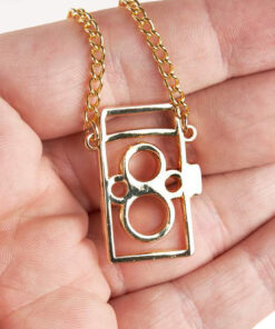 Rolleiflex Yashica Mamiya etc TLR Necklace Gold Plated Limited Edition