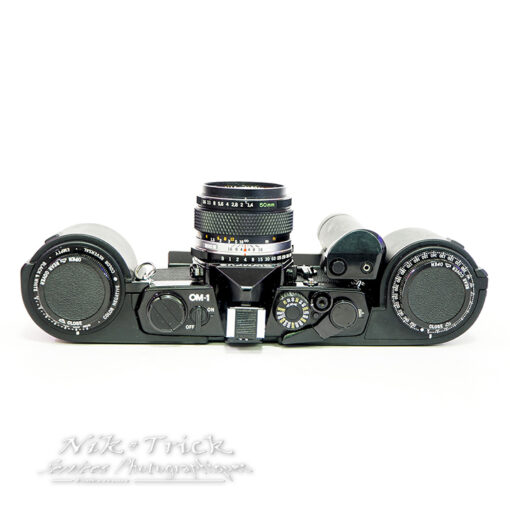 Olympus OM1 Scientific Set 250 Shot Mag, Controller, Winders Olympus OM1 Scientific Set 250 Shot Mag, Controller, Winders