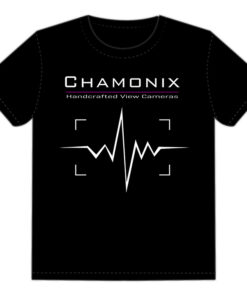 Chamonix Hand Made Cameras T-Shirt ~ by Nik & Trick