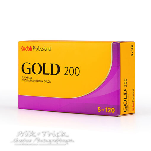 Kodak Professional Gold 200 in 120 ~ Single Roll or Five Pack
