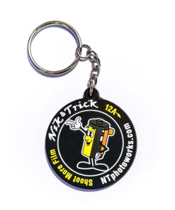 The Nik & Trick 3D Rubber Keyring