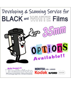 Black & White Hand Developing & Scanning Service for 35mm Films