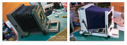 Ansco 10x8 Field Camera a Karsh Inspired Renovation in White - Image 10