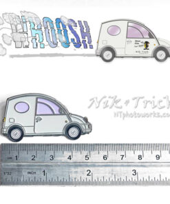 Nissan S-Cargo Snail Van Enamel Pin