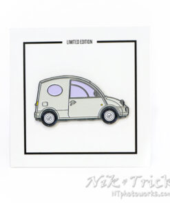 Nissan S-Cargo Snail Van Enamel Pin Badge